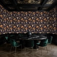 thumbnail image 3 of Rustic Peel and Stick Wallpaper Flourishing vintage Cowboy Hats Midnight Desert Wall Mural 17.7in x 9.8ft Self Adhesive Removable Wall Paper Renter Friendly Wallpaper for Boys Bedroom Men Cave, 3 of 8