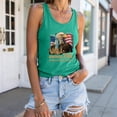 thumbnail image 6 of felwors 250 Anniversary USA Women Tank Tops American 250Th Patriotic Freedom Top (Green, S), 6 of 8
