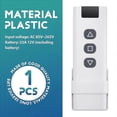 thumbnail image 4 of Tuya Smart Life WiFi 433Mhz Blind Curtain Switch with RF Remote for Electric Roller Shutter Control, 4 of 5