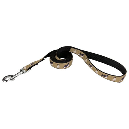 Country Brook Design® 1 Inch Springer Spaniel Ribbon Dog Leash - 4 Foot-Limited