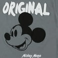 thumbnail image 2 of DISNEY Junior's Mickey Mouse Original Short Sleeve T-Shirt - Junior Ladies Sizes XS-3XL Grey, 2 of 8