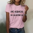 thumbnail image 2 of HXWCHs T-Shirt à Manches Courtes pour Femmes Mode Décontractée T-Shirt à Col Rond à Manches Courtes Imprimé pour Femmes Haut pour Tous les Jours TTG Rose, 2 of 4