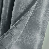 Olivia Gray Roxy Two Tone Jacquard Grommet Single Panel - 54x90", Charcoal