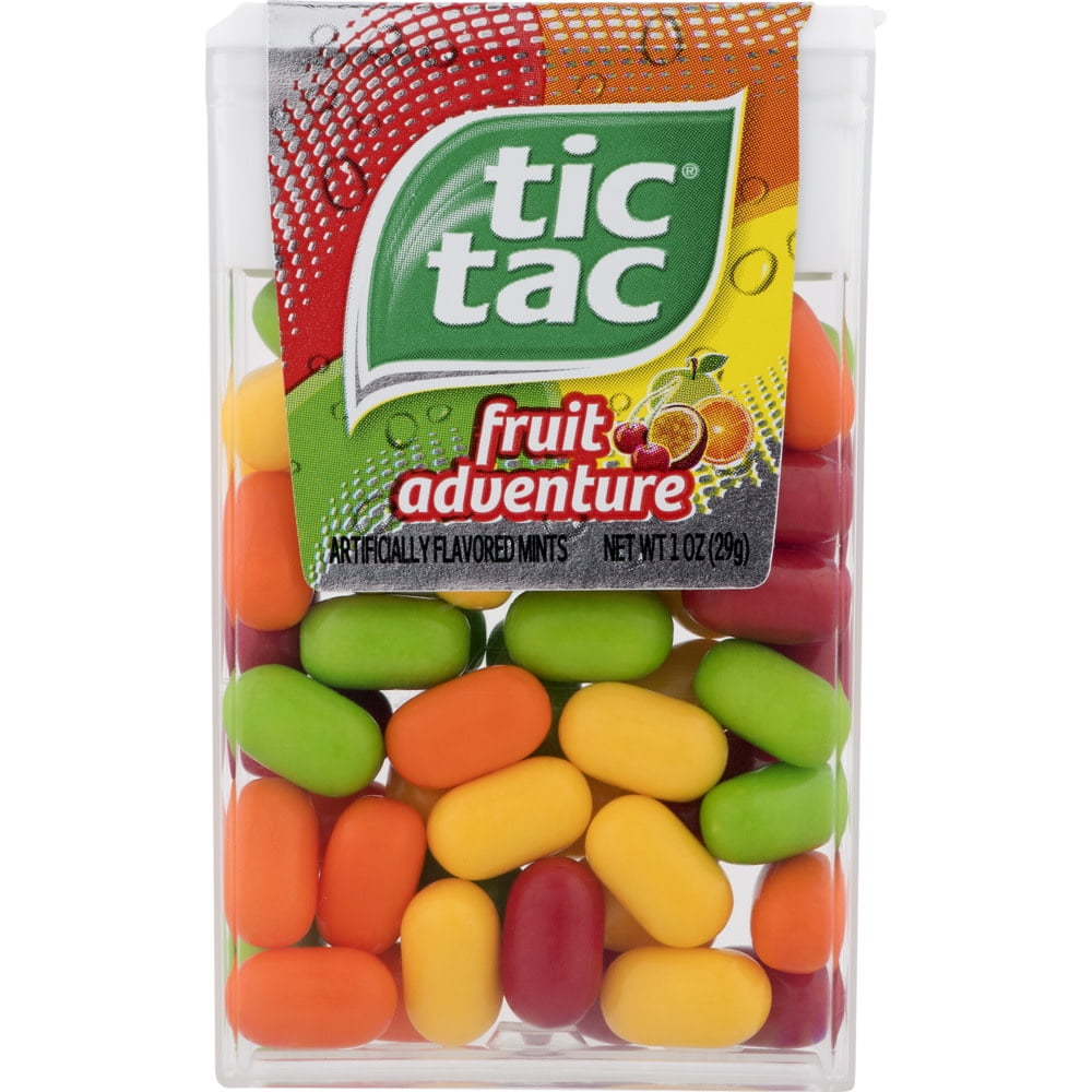 Tic Tac Fresh Breath Mints, Fruit Adventure, Bulk Hard Candy Mints, Great for Holiday Stocking