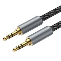 3.5mm Nylon Braided Aux Cable 3Ft, Audio Auxiliary Input Adapter Male to Male Cord for Headphones, Car, Home Stereos, Speaker, iPhone, iPad, iPod & More