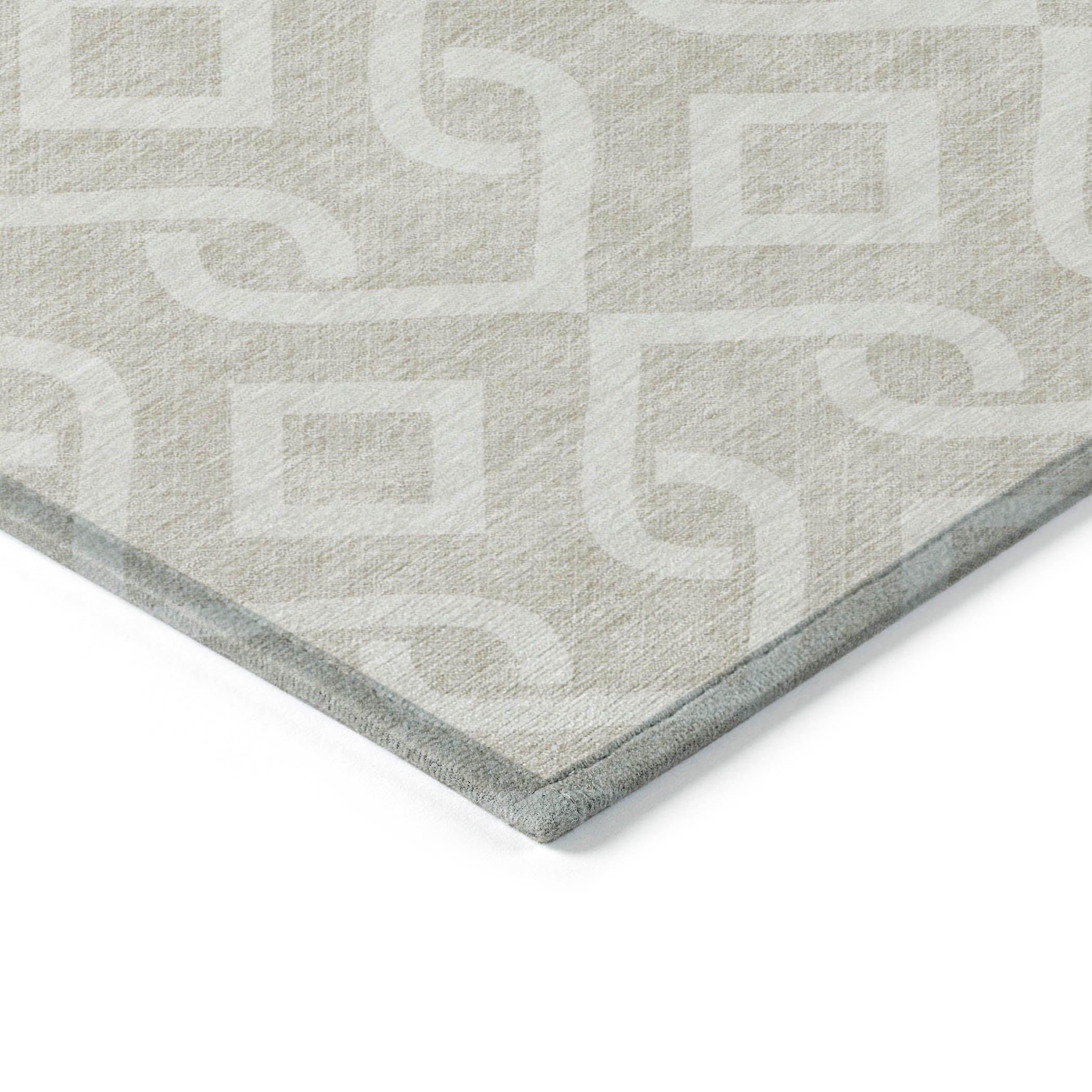 Addison Rugs Chantille Indoor/Outdoor Transitional Geometric Beige Washable Rectangle Rug, 2'6" x 3'10"
