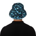 thumbnail image 5 of Salouo Lightning Print Unisex Bucket Hat, Outdoor Summer Beach Fishing Sun Hat Fun Outdoor Vacation Hat for Men Women Teens,Reversible Double-Side-Wear, 5 of 6