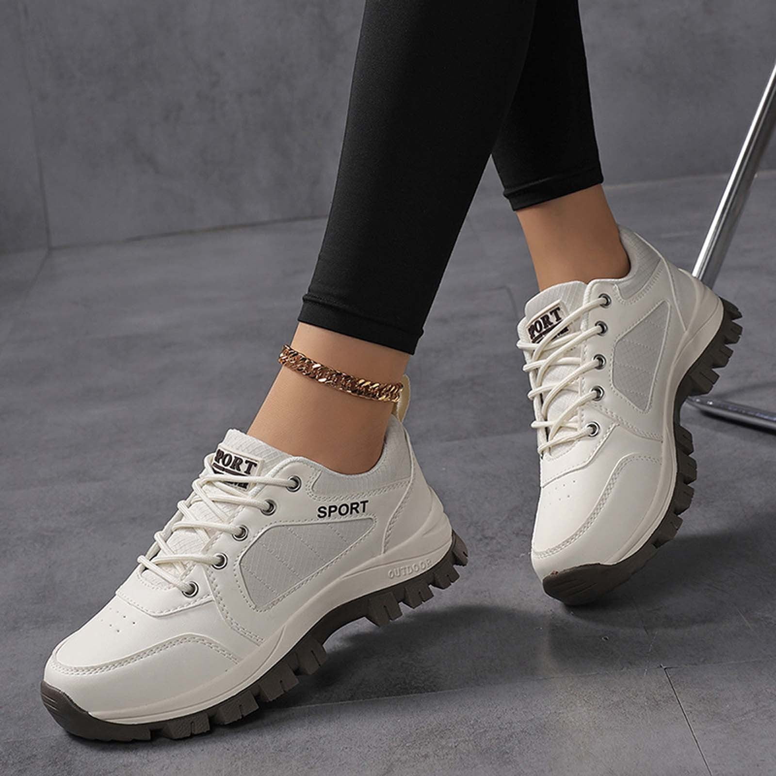 Women's Walking Shoes Waterproof Hiking Shoes on Orthopedic Sneakers Outdoor Non Shoes Casual Trail Shoes