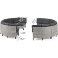 thumbnail image 2 of Outdoor 8 Seater Sofa,MODULAR HALF-CIRCLE DESIGN, 2 of 6
