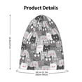 thumbnail image 4 of Honeii Cats Group Print Kids Knit Beanie Watch Hat ,Knit Cap for Boys and Girls, 4 of 7