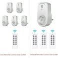 thumbnail image 2 of Prise, Commutateurs Intelligents, Prise 5 Blanc Règlements 230v50hz 2300W 10A Voyage Utilisation pour Télécommande, 2 of 7