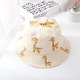 thumbnail image 2 of kaondbfi Kids Summer Travel Essentials Clothing Accessories Bucket Hats for Girls and Boys 1-4Y Baby Sun Hat Anti-UV Giraffe Pattern Summer Boys Girls Kids Children, 2 of 4