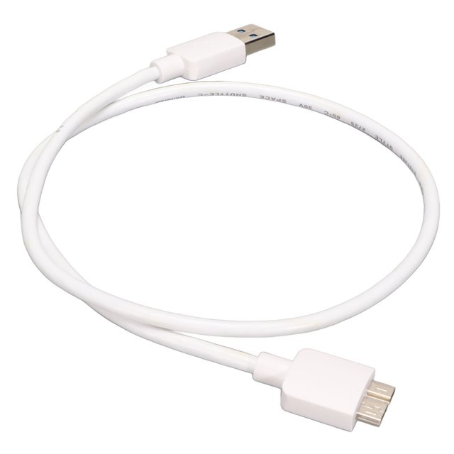 USB3.0 Micro B Data Cable, ABS USB3.0 Micro B To Type A Cable Wide Applications Portable for Phone