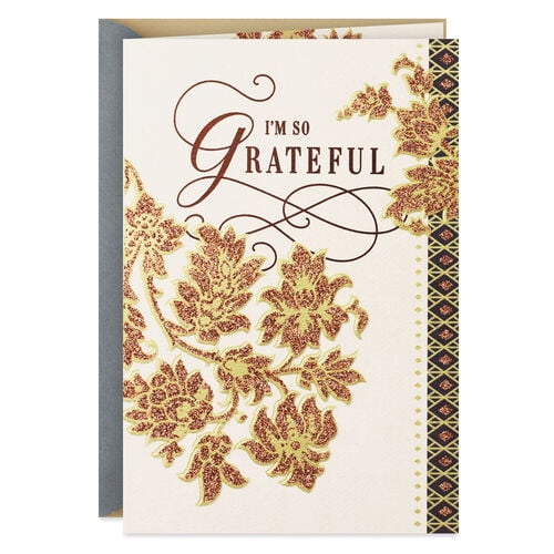 Your Generous Heart Thank You Card Walmart Com Walmart Com