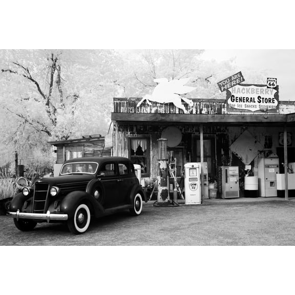 Print: Hackberry General Store, Route 66, Hackberry, Arizona, 2004