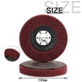 thumbnail image 3 of 10Pcs 4 Inch Nylon Fiber Flap Disc Polishing Grinding Wheel,Scouring Pad Buffing Wheel for Angle Grinder, 3 of 6