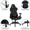thumbnail image 5 of Emma + Oliver Black/Gray Gaming Desk Bundle - Cup/Headset Holder/Mouse Pad Top, 5 of 15