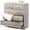 Gray-4 Layer 5 drawer, variant on UBesGoo Modern Wood 4-Drawer Dresser Chest Bedside Table for Bedroom,Living Room,Brown