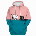 thumbnail image 3 of Sudadera con capucha con estampado de dibujos animados de Snoopy Kawaii para mujer, ropa deportiva holgada informal suave para mujer, sudadera de polar cálida para mujer 2024, 3 of 5