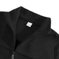 thumbnail image 5 of WRKEKC Windbreaker Jackets for Men Collarless Casual Outdoor Zip Solid Long Sleeve Versatile Zipper Pockets Outerwear Jacket Coat, 5 of 8