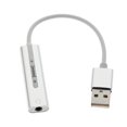 thumbnail image 2 of Adaptador de sonido de La de Sonido Del Auricular Del Micrófono Del Conector Estéreo de 7.1 Canales USB 2.0 a 3.5 Mm Plata Yotijar Tarjeta de sonido USB, 2 of 8