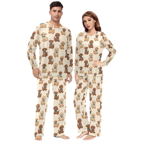 Matching Pajamas for Couples Mty1mdqwmduzyxllmzl4m05jmu9s His and Hers Pajamas Sets Soft Long Sleeve Sleepwea