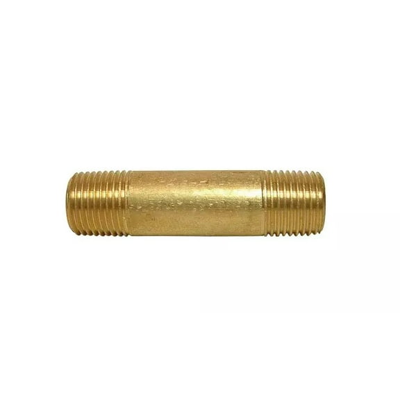 Everbilt Plumbing 3/4" MIP x 3 inch Brass Pipe Nipple Fitting Adapter LFA-881