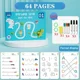 thumbnail image 4 of Cuaderno de ejercicios de seguimiento mágico reutilizable, cuaderno de práctica mágica, libro de entrenamiento de control, material de papelería educativo de dibujo Montessori para niños, 4 of 5