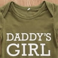 thumbnail image 5 of Kiapeise Baby Girls Boys Letter Print Short Sleeve Romper +Camouflage Pants Headband Baby Clothes, 5 of 6