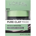 thumbnail image 3 of L'Oreal Paris Pure Clay Mask Detox and Brighten 3 Pure Clays and Charcoal, 1.7 oz, 3 of 6