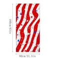 thumbnail image 5 of Toalla de playa de microfibra con el Día de la Independencia, súper colorida, resistente a la arena, multiusos, para viajes, piscina, 80 x 160 cm, 5 of 5