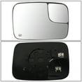 thumbnail image 4 of DNA Motoring OEM-MG-0128 For 2005 to 2009 Dodge Ram Truck 1500 2500 3500 Factory Style Passenger / Right Side Mirror Glass Lens with Backing Plate + Heated 06 07 08 5161010AA, 4 of 5