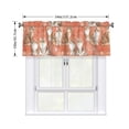 thumbnail image 2 of Drapery Wear Rod Short Curtain 54x18in Filter With Light Feature For Easy Installation Rod Free For Bedroom Kitchen Bathroom\r\n Cat And Flower, 2 of 7
