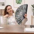 thumbnail image 5 of Boots On The Ground Fan,Fans For Line Dancing,Line Dance Popping Fanlarge Holographic Folding Hand Fan, Clap Fans For Line Dancing,Foldable Craft Holding Laser Colors Hand Fan,For Line Dancing,10 Inch, 5 of 6