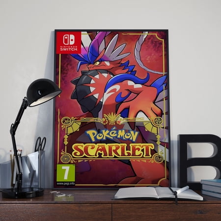 POSTER Pokemon Scarlet 2022 Poster | Gaming Poster | Room Decor | Wall Decor | Gaming Decor | Gaming Gifts | Video Game Poster | Video Game Print-UNFRAMED