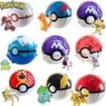 thumbnail image 2 of Figura de acción de Pokémon Ball para niños, muñeco de Charmander Pikachu, Bola de elfo, monstruo variante, Pokeball, juguete, modelo de acción, regalo, 2 of 4