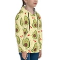 thumbnail image 3 of Goofa Avocados And Hearts Pattern Hooded Sweatshirt for Youth Trendy youth sweatshirt Casual Hoodie for Boys and Girls-X-Large, 3 of 6