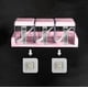 thumbnail image 4 of Juego de tarros transparentes de especias montados en la pared, tapa abatible de plástico, organizador de condimentos con cuchara para almacenamiento en la cocina, 4 of 6