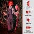 thumbnail image 4 of Haunted Hill Farm 5.25 ft Lifesize Animatronic Evil Grave Digger with Lights and Sound, Halloween Decoration, HHMAN-9FLSA, 4 of 21