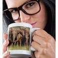 thumbnail image 2 of 3dRose, Indian Asian Elephant family, Corbett National Park., 11oz Mug, 2 of 7