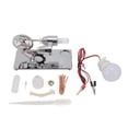 thumbnail image 2 of Sterling Engine Model, Sterling Engine Model Desktop Decoration with LED Bulb and Flywheel Stirling Engine Motor Model Educational Toy Electricity Power Generator, 2 of 7