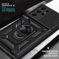 thumbnail image 7 of SOATUTO For Samsung S23 Ultra Phone Case Military Grade Drop Rugged Cover With Camera Slide Anti-Scratch Protective 360° Rotate Kickstand Sturdy Shockproof Case For Samsung Galaxy S23 Ultra - Black, 7 of 7