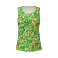 thumbnail image 4 of Fotbe St Patrick's Day6 Womens Loose Fit Casual Flowy Slim-Fit Tank Tops Athletic Round Neck Trendy Sleeveless Summer Tops for Gym and Yoga-Medium, 4 of 9
