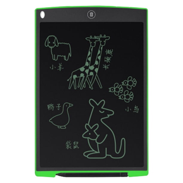 Portátil de 12 pulgadas Digital LCD escritura a mano dibujo tableta tablero gráfico Bloc de notas alfombrilla de ratón para niños enseñanza temprana seitruly DZ3818-05B