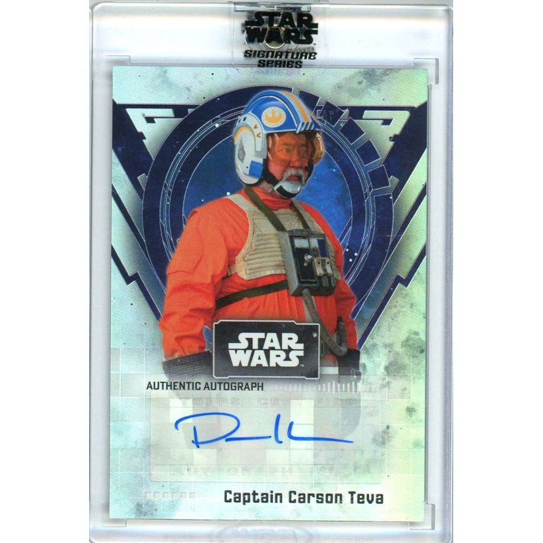 Star Wars The Mandalorian 2022 Signature Series Paul Sun-Hyung Lee as  Captain Carson Teva Autographed Trading Card A-PL (Topps)