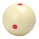 thumbnail image 2 of Bola Blanca Bola de billar de 6 puntos para entrenamiento de práctica de billar de 2 1/4 pulgadas, 2 of 8