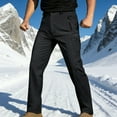 thumbnail image 4 of Snow Pants Men Waterproof Winter Warm Fleece Lined Ski Cargo Pants for Outdoor Work Hunting Hiking Snowboard, 4 of 9