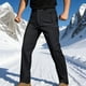 thumbnail image 4 of Yaoyar Men’s Softshell Fleece Lined Winter Hiking Pants, Water Resistant Insulated Thermal, Outdoor Tactical Warm Snow Ski Pants, 4 of 9