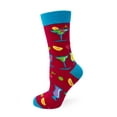 thumbnail image 3 of I Love Cocktails Novelty Crew Socks for Women, 3 of 3