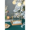 thumbnail image 3 of A&B Home Open Glass Box - 10.5" x 10.5" x 10" - Gold/Clear, 3 of 5